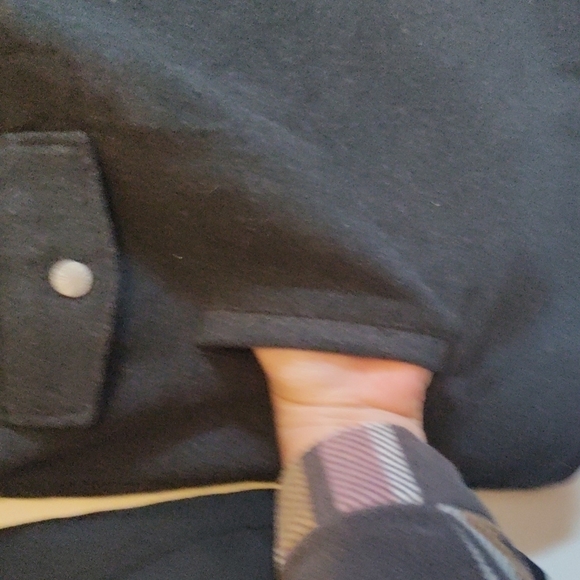 Miss London wool blend military style coat women's medium - Picture 11 of 12